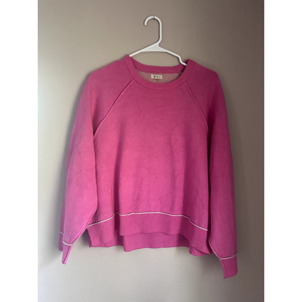 Picro | Anthropologie Oaklyn Cozy Crew-Neck Sweatshirt - Size S